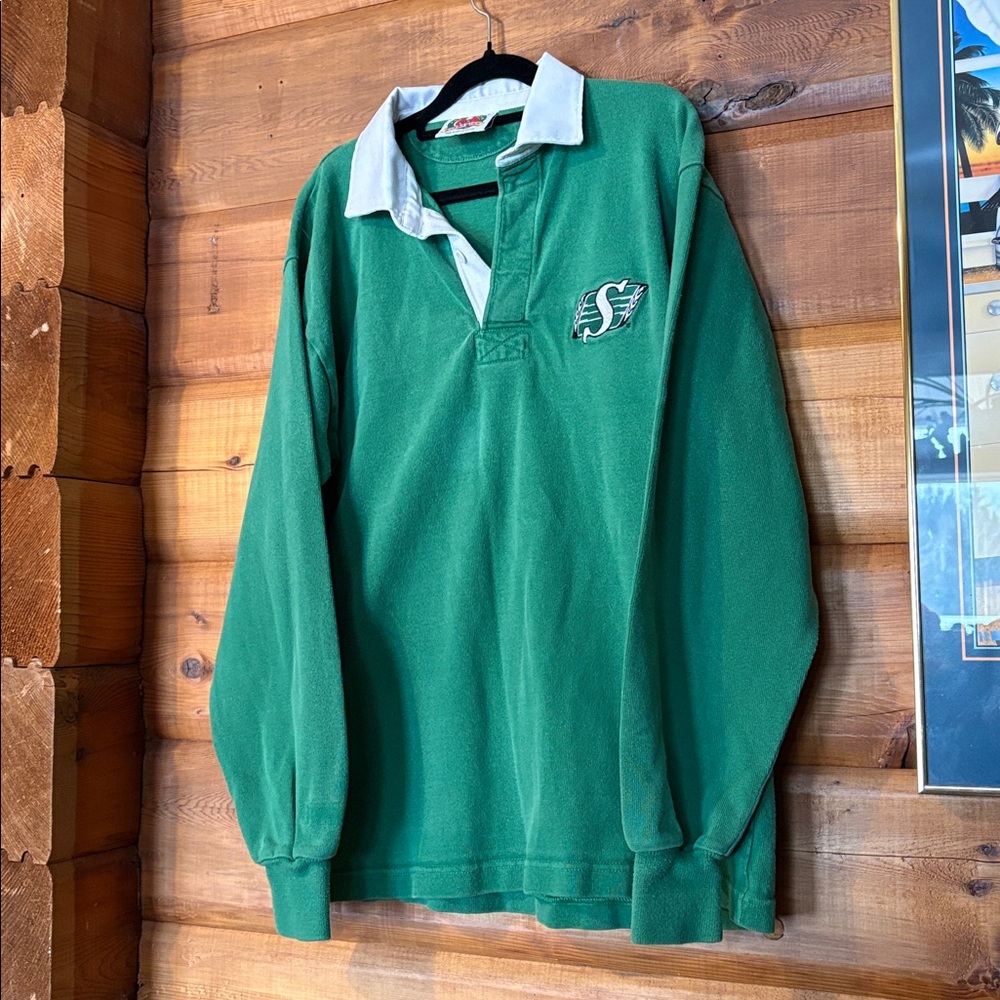Barbarian Rugby Wear Saskatchewan Roughriders Rugby Shirt